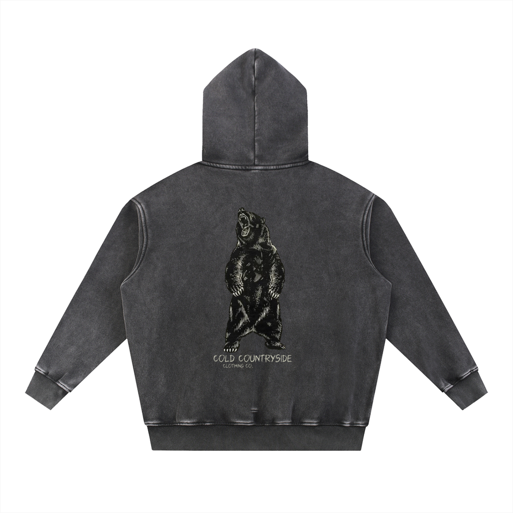 Snow Wash Oversize Hoodie