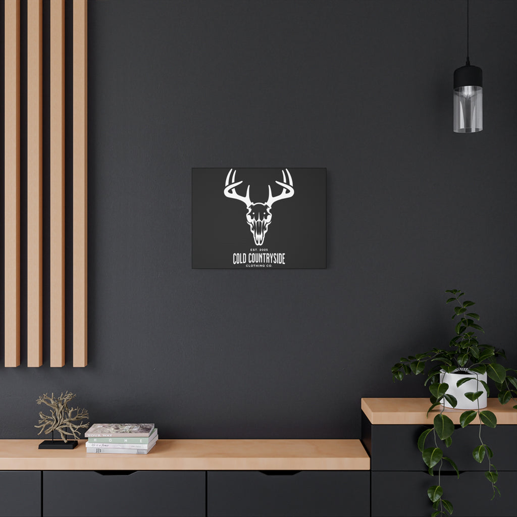Deer Skull Canvas Wall Art