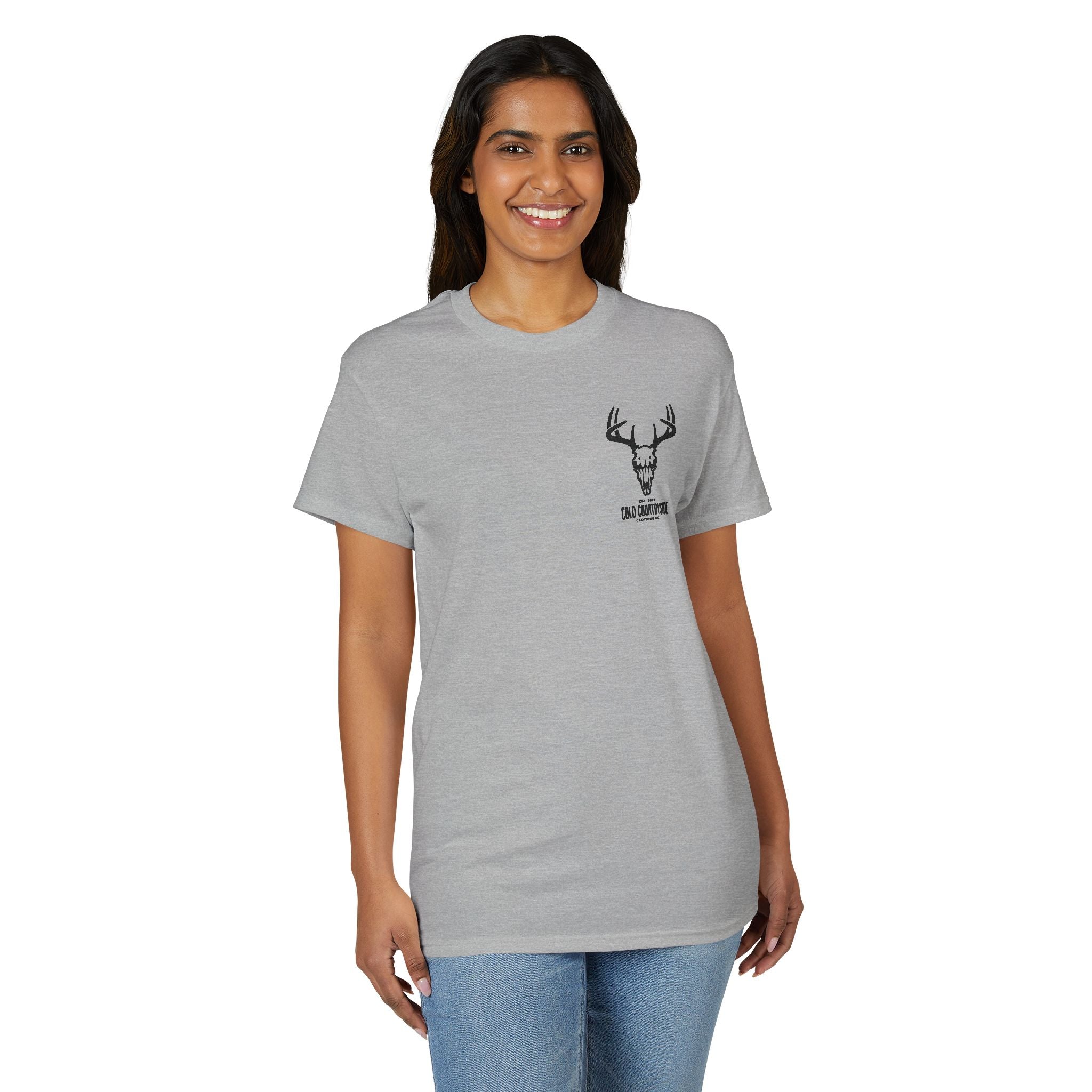 Deer Skull Design Tshirt