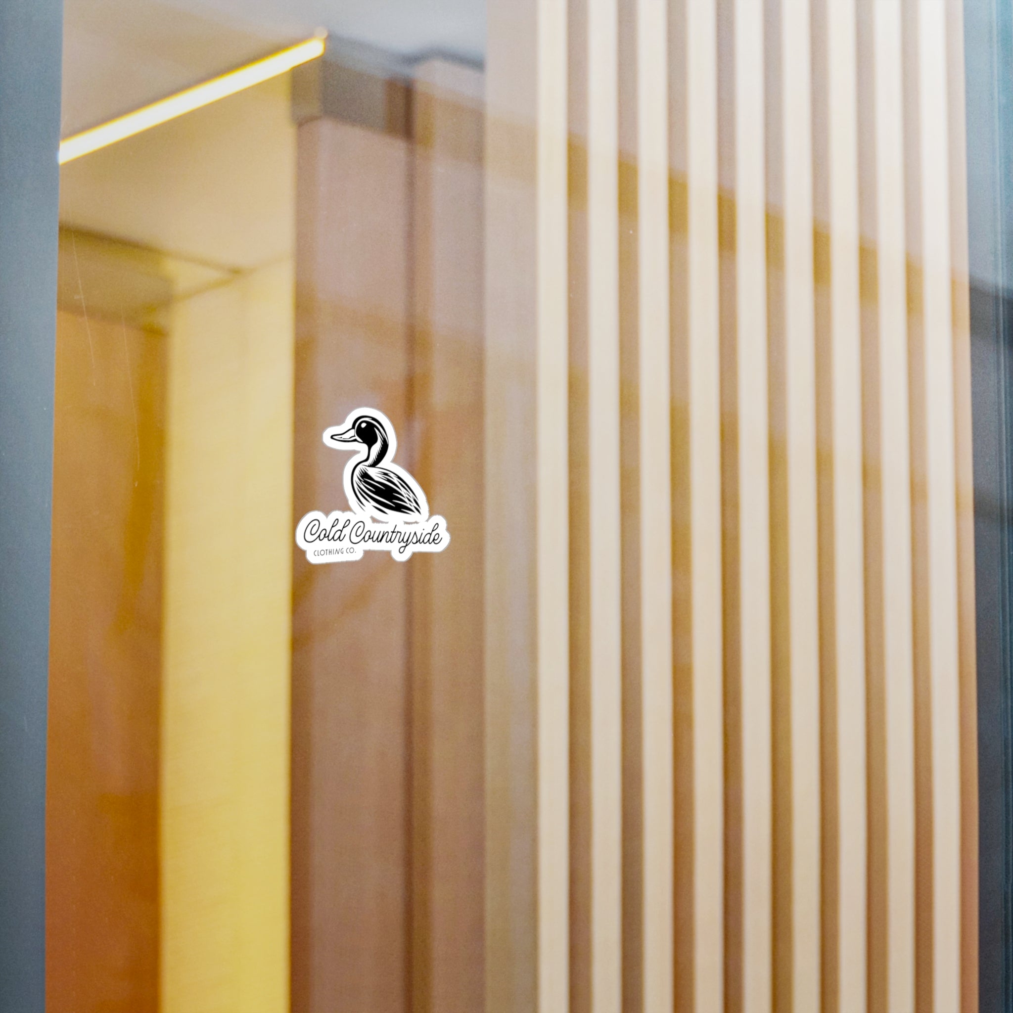 Duck Logo Sticker
