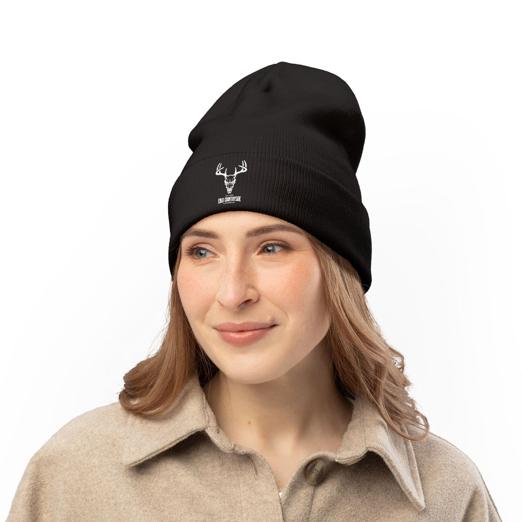 Deer Skull Design Beanie