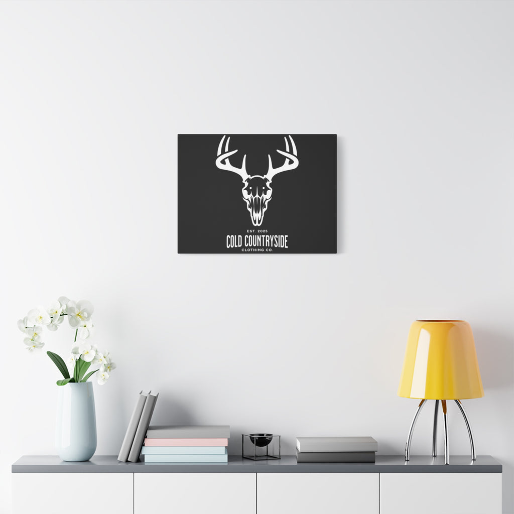 Deer Skull Canvas Wall Art