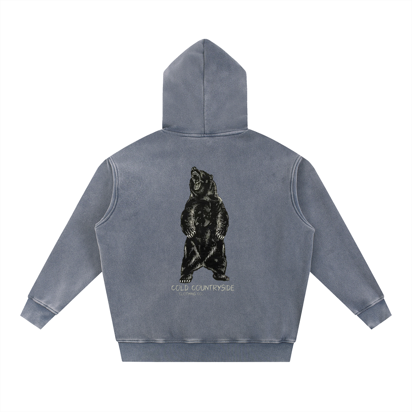 Snow Wash Oversize Hoodie
