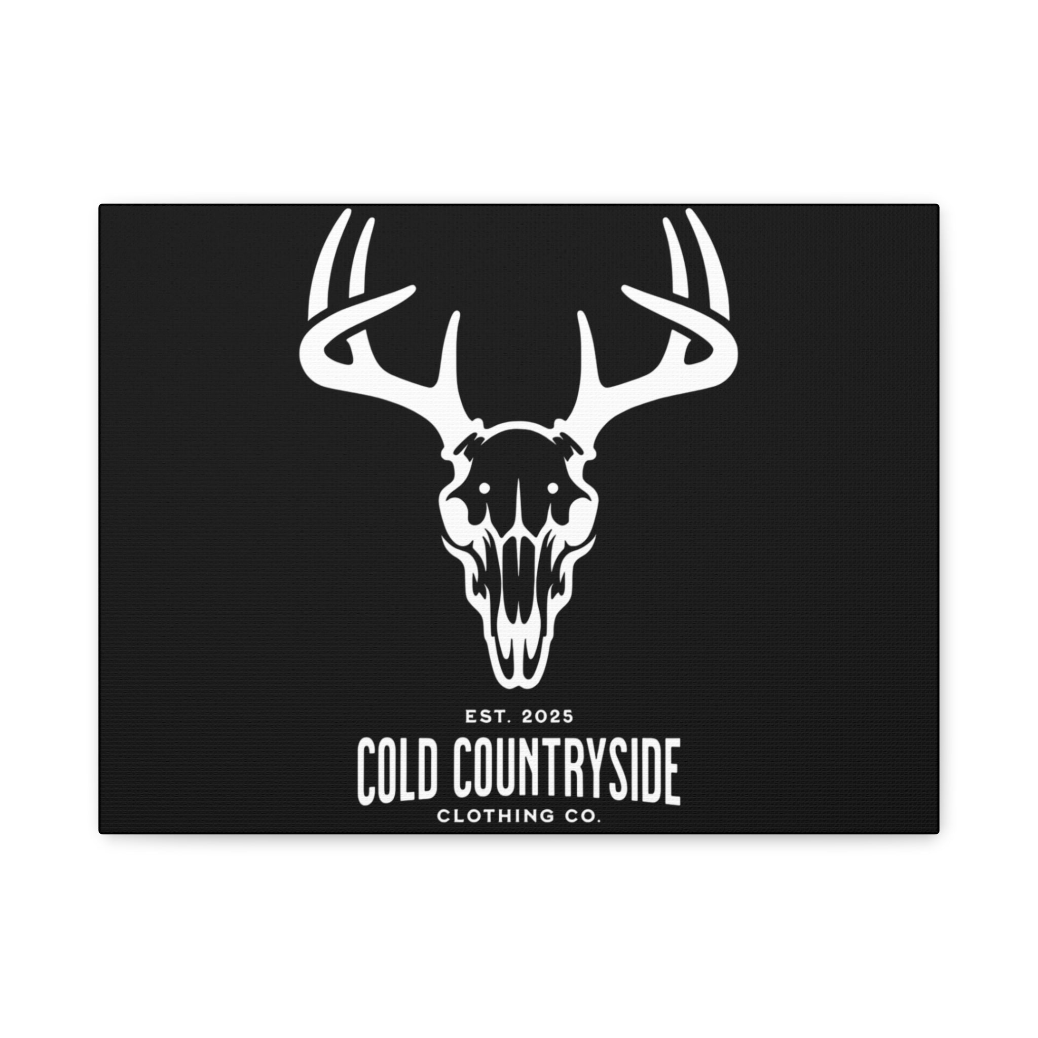 Deer Skull Canvas Wall Art