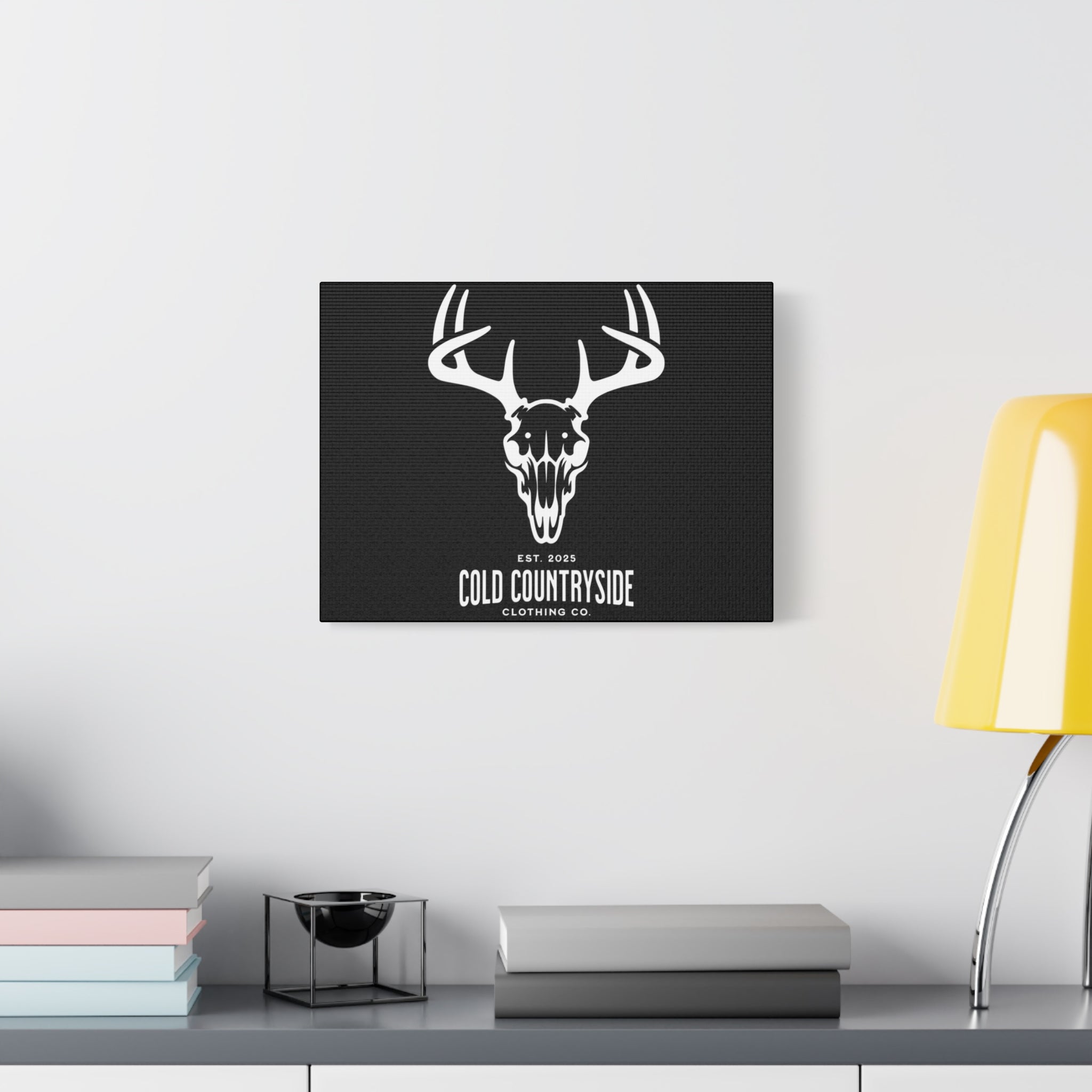Deer Skull Canvas Wall Art