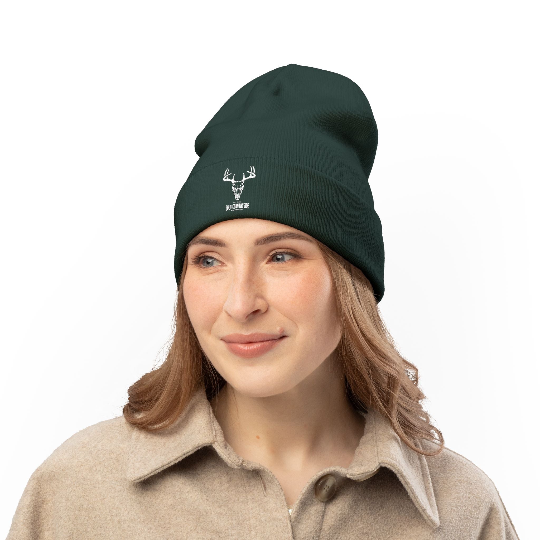 Deer Skull Design Beanie