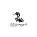 Duck Logo Sticker