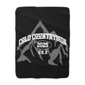 Cold Countryside 2025 Sherpa Fleece Blanket — Cozy Mountain USA Throw