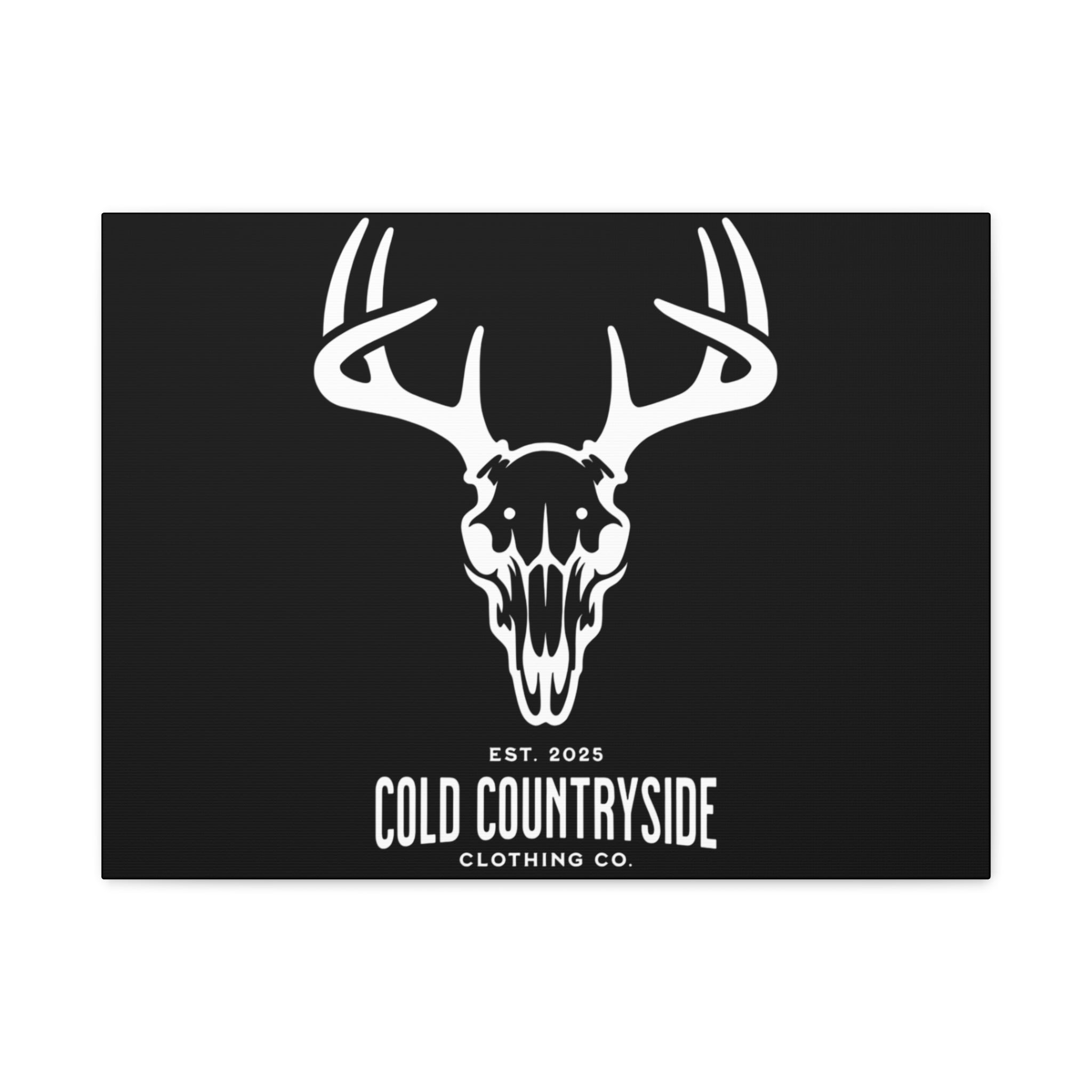 Deer Skull Canvas Wall Art