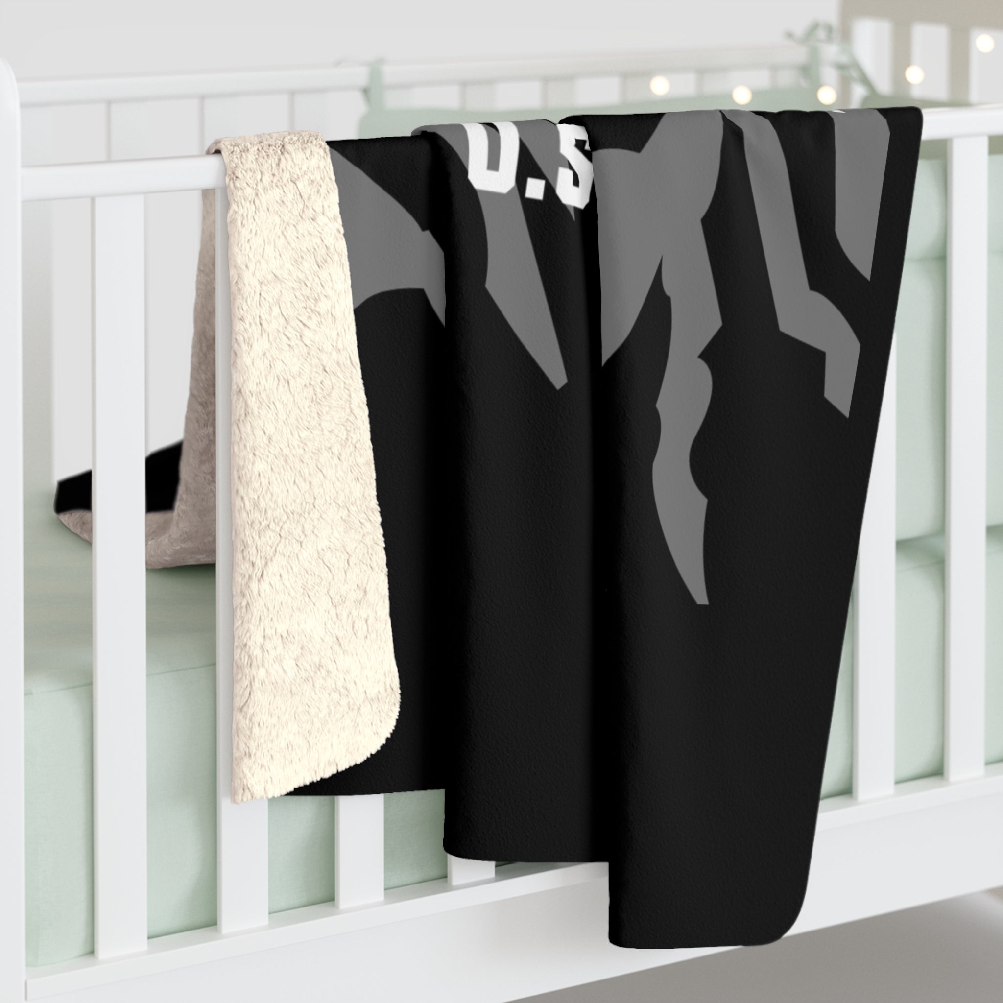 Cold Countryside 2025 Sherpa Fleece Blanket — Cozy Mountain USA Throw