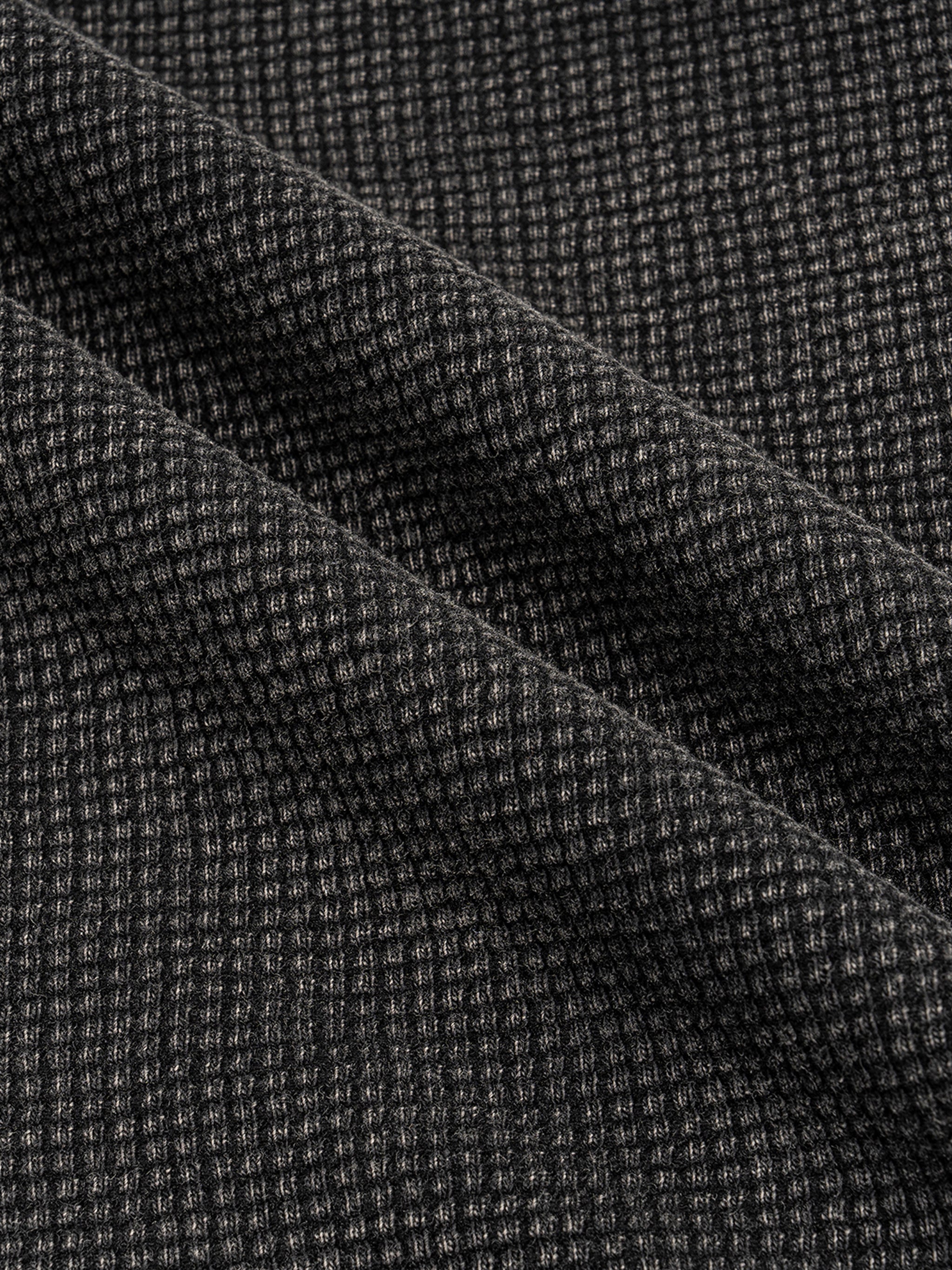 Waffle Knit Boxy T-Shirt